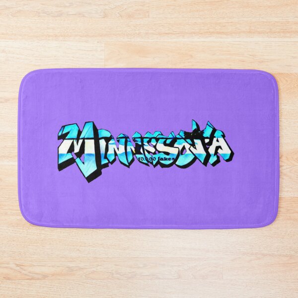 Item preview, Minnesota License Plate Graffiti -  Red - Available on stickers socks mugs and more designed and sold by Dude  Stuff.