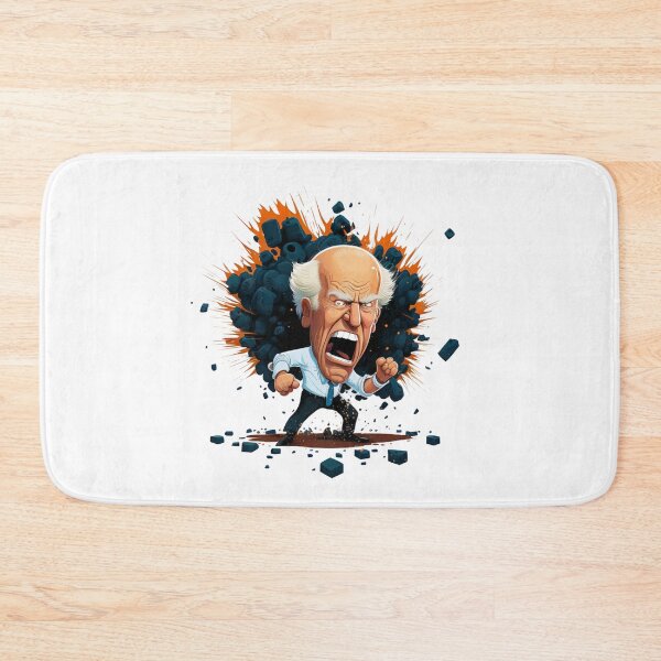 Item preview, screaming Joe Biden with explosion designed and sold by ExplodedToons.