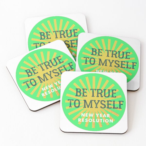 Item preview, New Year Resolution - Be True to Myself designed and sold by aywchen.