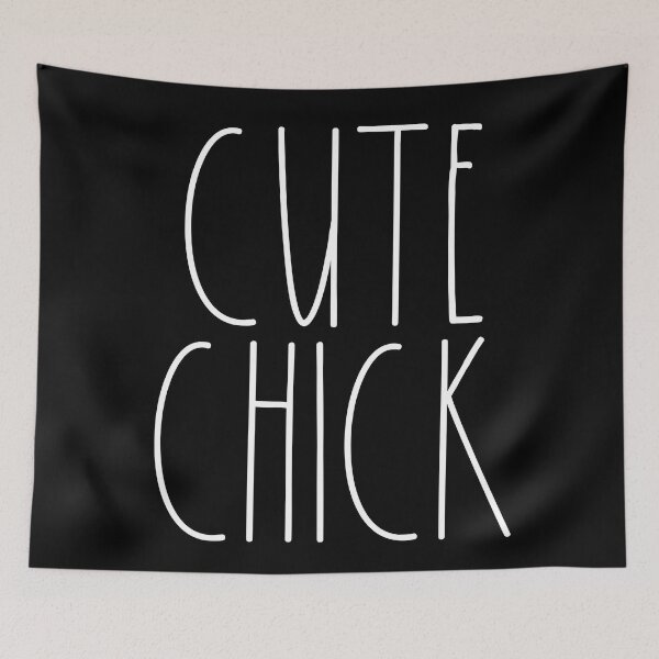 Item preview, Cute Chick White Rae Dunn Inspired Farmhouse designed and sold by FineElephant.