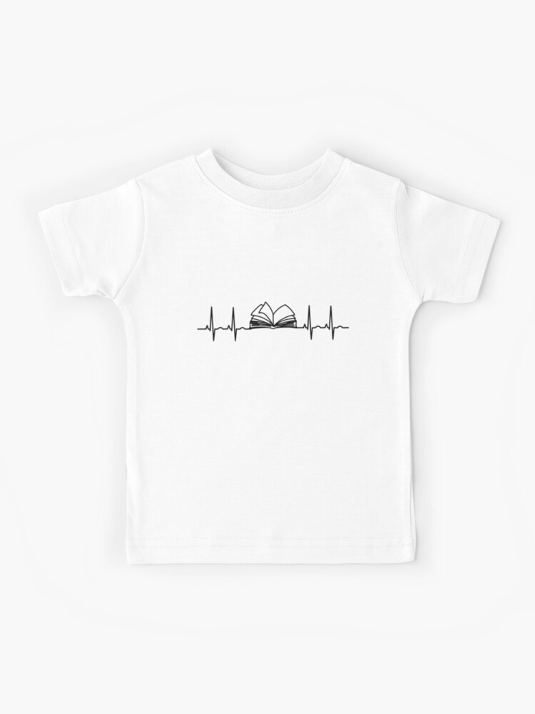 Love Books Heartbeat T-Shirt Love Books Heartbeat T-Shirt