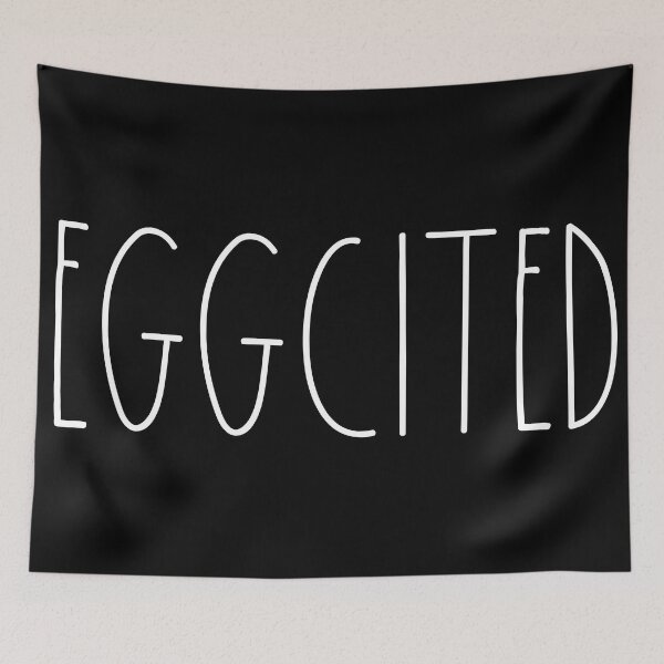 Item preview, Eggcited White Rae Dunn Inspired Farmhouse designed and sold by FineElephant.