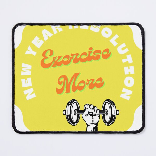 Item preview, New Year Resolution - Exercise more designed and sold by aywchen.
