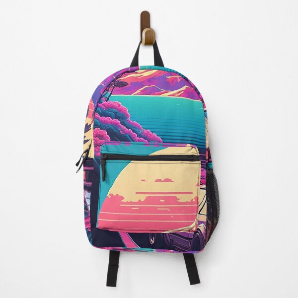 Item preview, Shibukawa Japan Synthwave Travel Art Poster designed and sold by OldTravelArt.