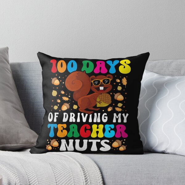 Item preview, 100 Days of Driving my Teacher Nuts Squirrel 100th Day of School designed and sold by Zulfiqqar.
