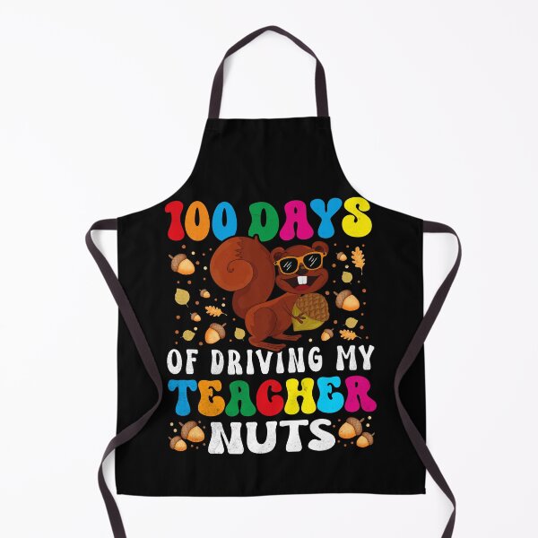Item preview, 100 Days of Driving my Teacher Nuts Squirrel 100th Day of School designed and sold by Zulfiqqar.