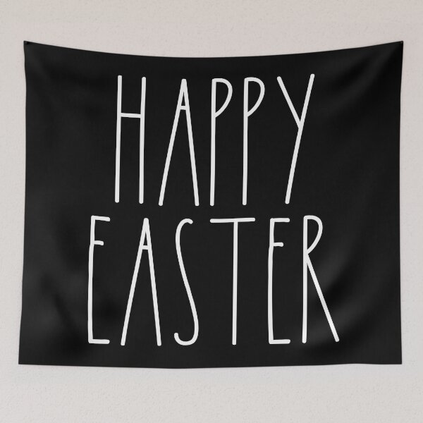 Artikelvorschau, Happy Easter White Rae Dunn Inspired Farmhouse entworfen und verkauft von FineElephant.