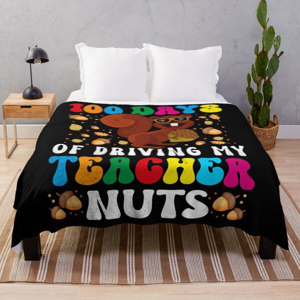 Item preview, 100 Days of Driving my Teacher Nuts Squirrel 100th Day of School designed and sold by Zulfiqqar.