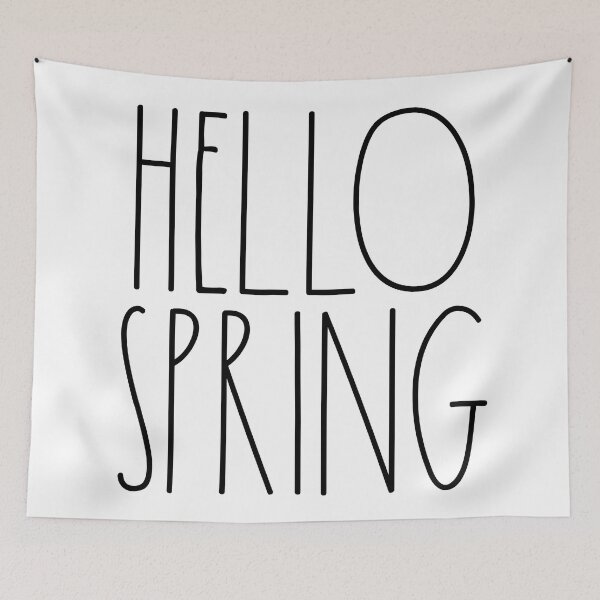Item preview, Hello Spring Rae Dunn Inspired Farmhouse designed and sold by FineElephant.