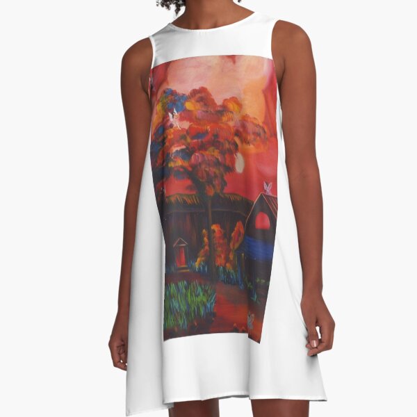 Afternoon Theater A-Line Dress