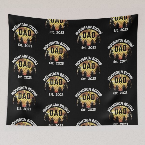 Item preview, Mountain Biking Dad Est. 2023 designed and sold by CarefulCaptures.
