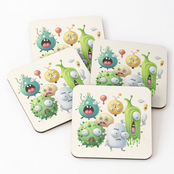Item preview, Bacteria Running Free designed and sold by BinormalStuidos.