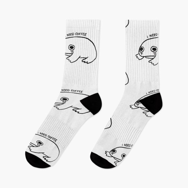 Item preview, I Need Coffee | Tired White Frog designed and sold by iristocat.