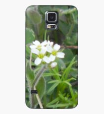Tiny White Flowers Case/Skin for Samsung Galaxy