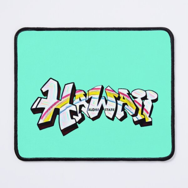 Item preview, Hawaii License Plate Graffiti - Available on stickers socks mugs and more designed and sold by Dude  Stuff.