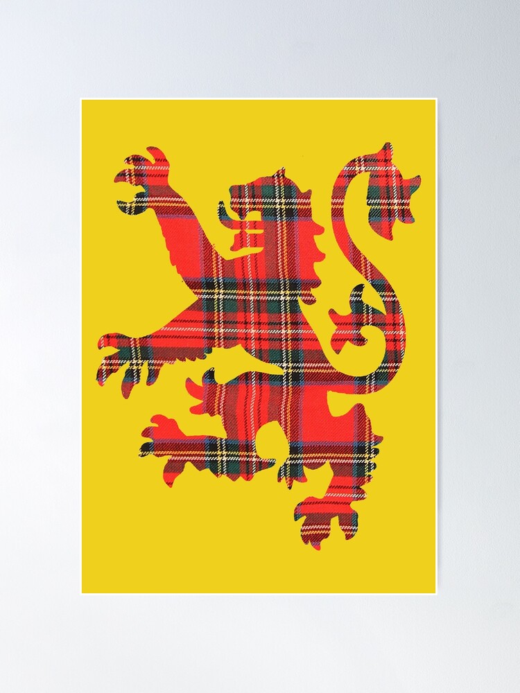 Poster Royal Stewart tartan 