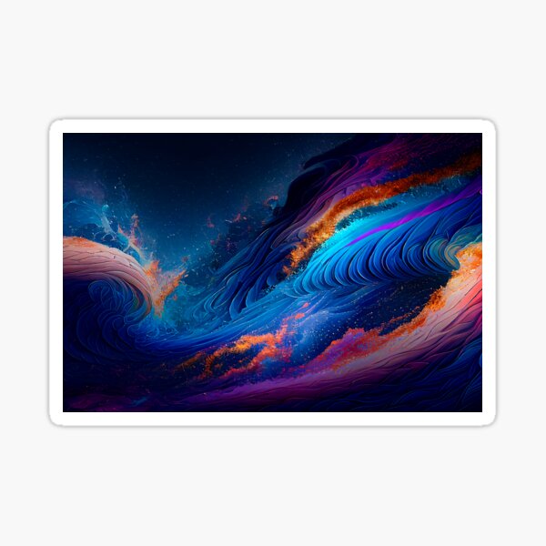 SpaceWave Sticker