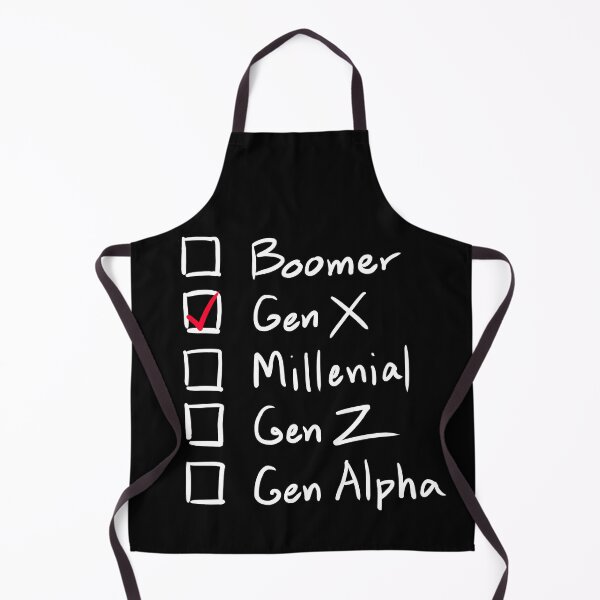 Item preview, Which Generation Are You?  For Gen X, White Text designed and sold by markeralchemy.