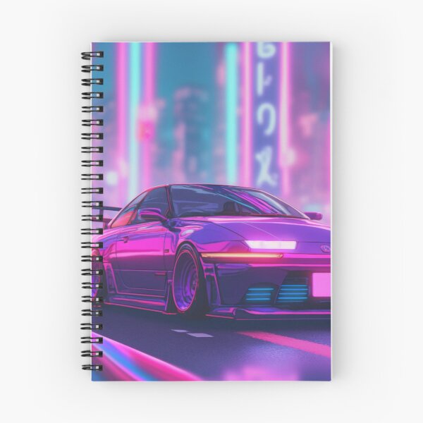 Item preview, Anime Car y Vaporwave - Los 80 están llamando - Por Tiberius404 designed and sold by Tiberius404.