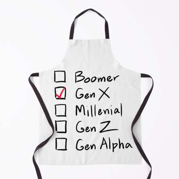Item preview, Which Generation Are You?  For Gen X, Black Text designed and sold by markeralchemy.