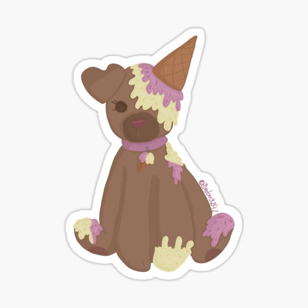 "Ice Cream Pupper" Sticker For Sale By Bre-Bug-242 | Redbubble