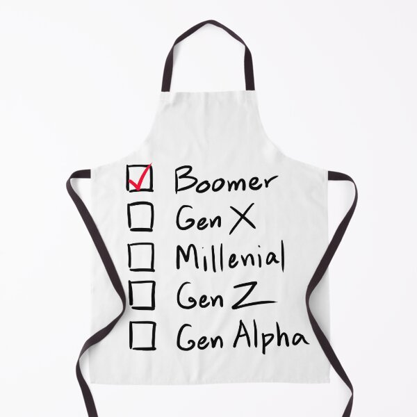 Item preview, Which Generation Are You?  For Boomers, Black Text designed and sold by markeralchemy.