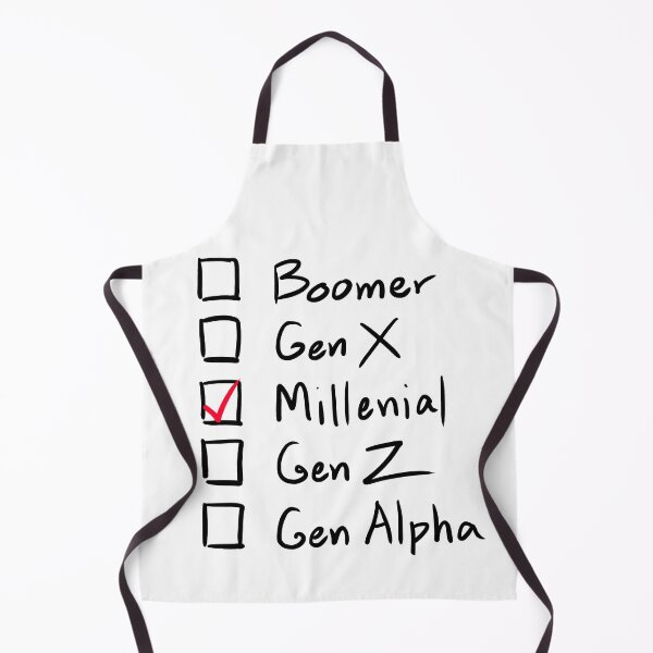 Item preview, Which Generation Are You?  For Millenials, Black Text designed and sold by markeralchemy.