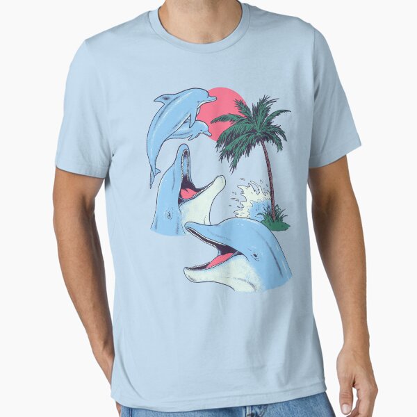 Four Dolphin Palm Tree