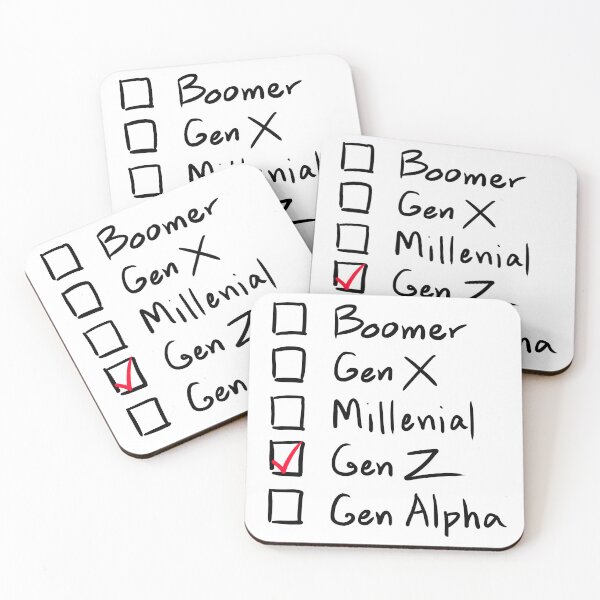 Item preview, Which Generation Are You?  For Gen Z, Black Text designed and sold by markeralchemy.