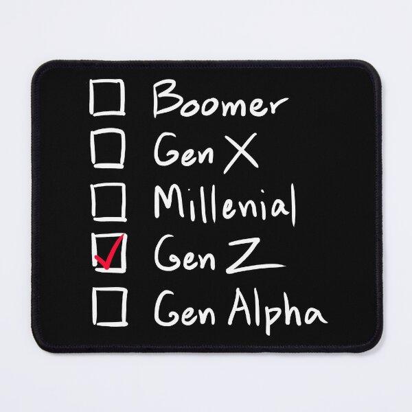Item preview, Which Generation Are You?  For Gen Z, White Text designed and sold by markeralchemy.