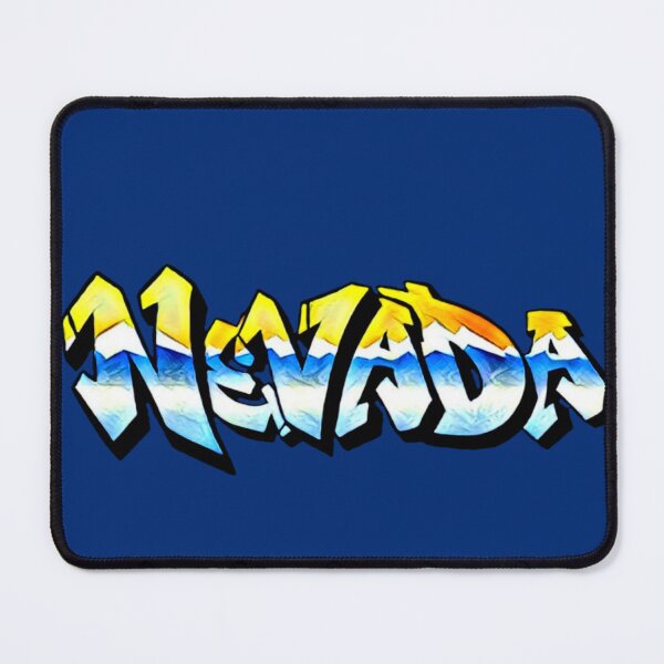 Item preview, Nevada License Plate Graffiti  - Available on stickers socks mugs and more designed and sold by Dude  Stuff.