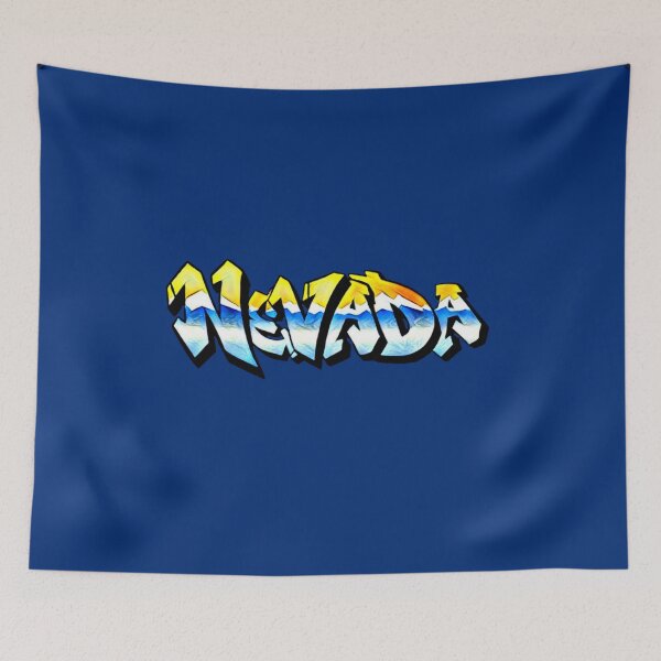 Item preview, Nevada License Plate Graffiti  - Available on stickers socks mugs and more designed and sold by Dude  Stuff.