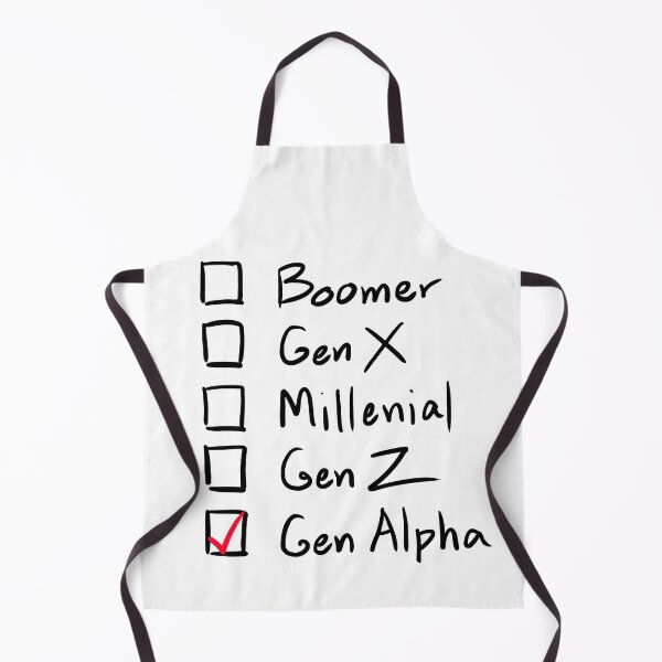 Item preview, Which Generation Are You?  For Gen Alpha, Black Text designed and sold by markeralchemy.