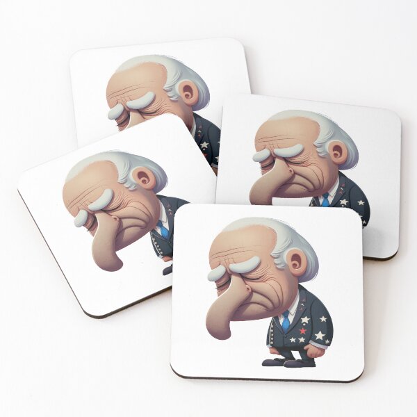 Item preview, Joe Biden with giant nose cartoon in 3D designed and sold by ExplodedToons.