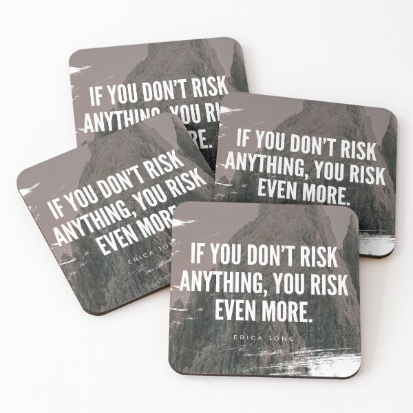 Item preview, Motivational Quote | If you don't risk anything, you risk even more | designed and sold by DegenLife.