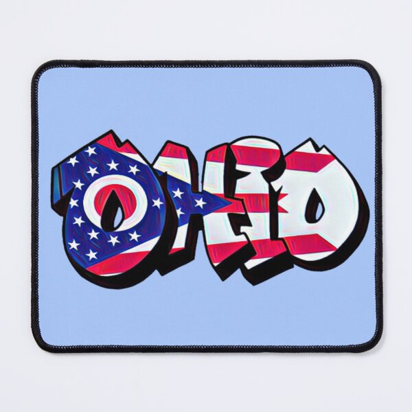 Item preview, Ohio State Flag Graffiti  - Available on stickers socks mugs and more designed and sold by Dude  Stuff.