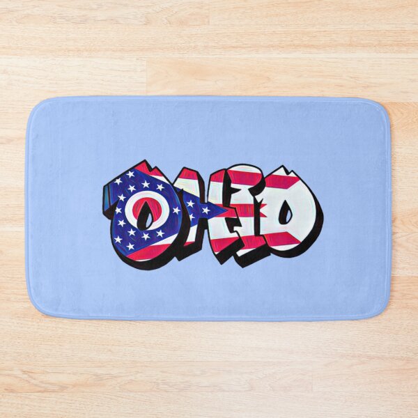 Item preview, Ohio State Flag Graffiti  - Available on stickers socks mugs and more designed and sold by Dude  Stuff.