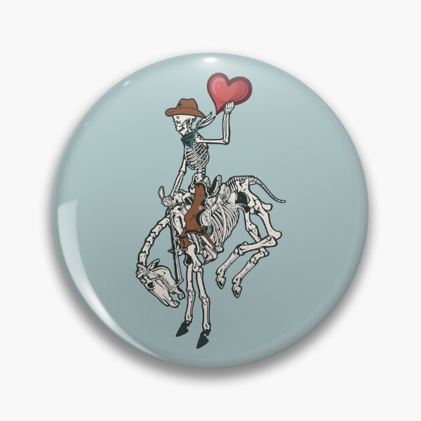 Item preview, Valentine's Day Cowboy Skeleton and Heart designed and sold by bolimj.