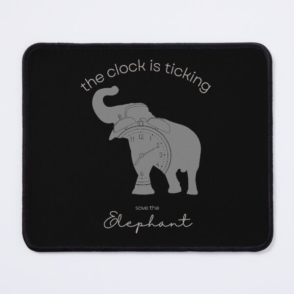 Item preview, Save The Elephant The Clock is Ticking iPhone Case designed and sold by MagicWolfStar.
