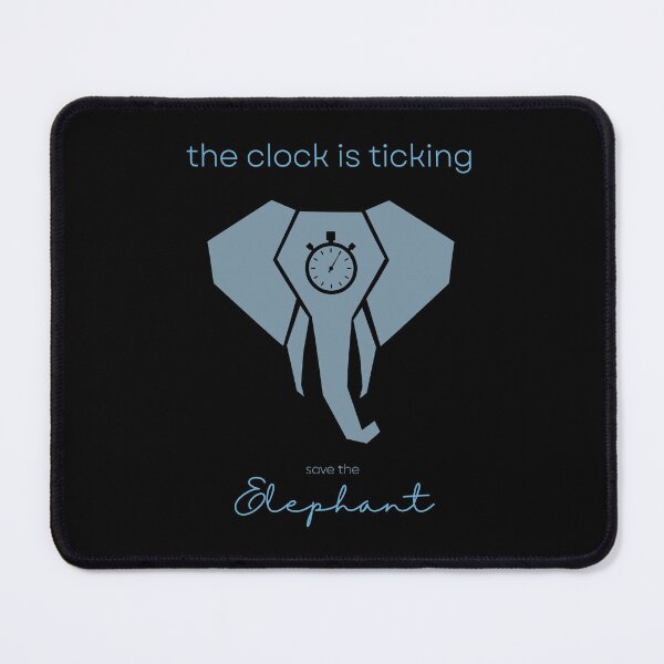 Item preview, Save The Elephant The Clock is Ticking T-shirt designed and sold by MagicWolfStar.