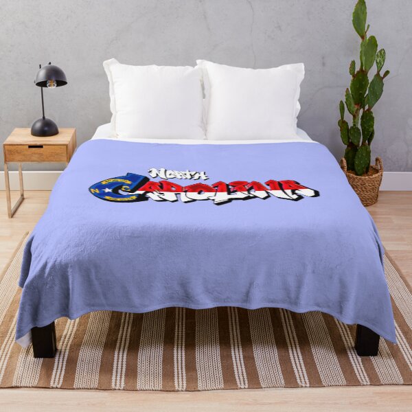 Item preview, Original North Carolina Flag Graffiti - Available on stickers socks mugs and more designed and sold by Dude Stuff.