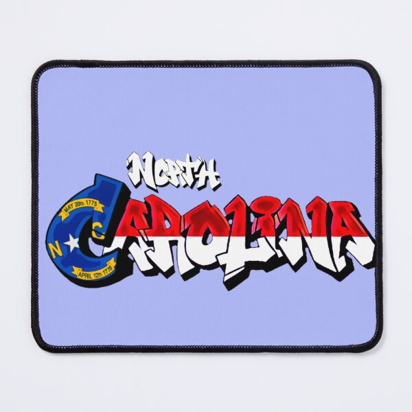 Item preview, Original North Carolina Flag Graffiti - Available on stickers socks mugs and more designed and sold by Dude Stuff.