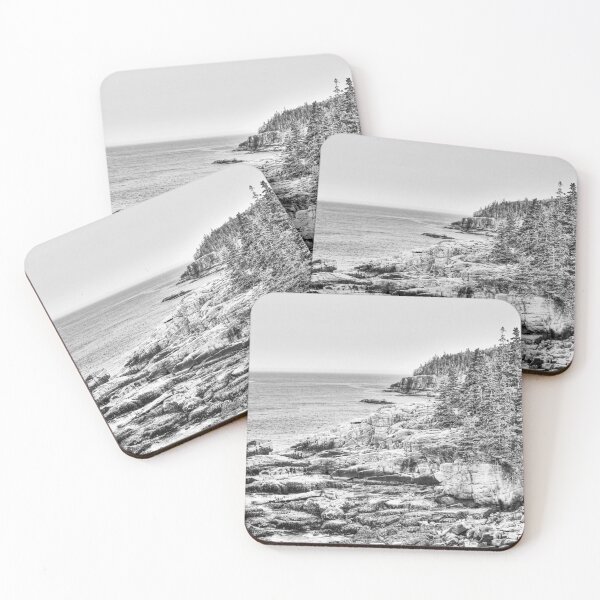 Item preview, Acadia National Park in Black and White designed and sold by KEnzPhotography.