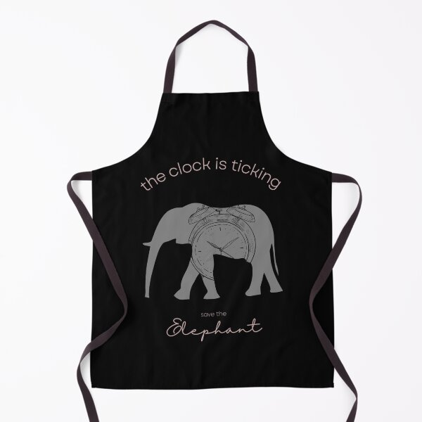 Item preview, Save The Elephant The Clock is Ticking Duvet Cover designed and sold by MagicWolfStar.