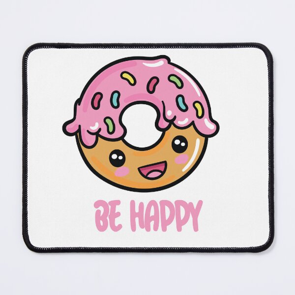 Item preview, Be Happy - Kawaii Donut designed and sold by CheekyTeePrints.