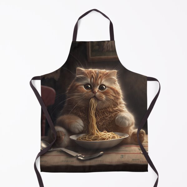 Artikelvorschau, Katze isst Spaghetti entworfen und verkauft von helkernx.