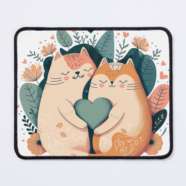 Aperçu de l'œuvre Amour de chat créée et vendue par Consciousmess.