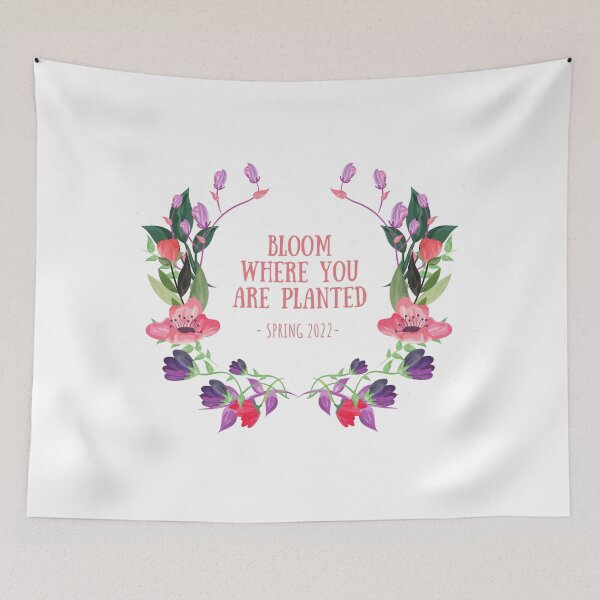 Item preview, Bloom Where You Are Planted - Spring 2022 designed and sold by True Vine Apparel JA.