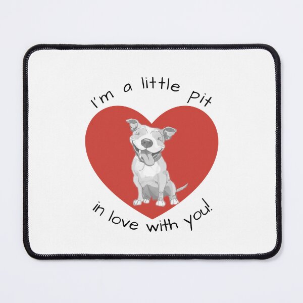 Item preview, I'm a little pit in love with you! Greeting Card designed and sold by Kristina Gale.
