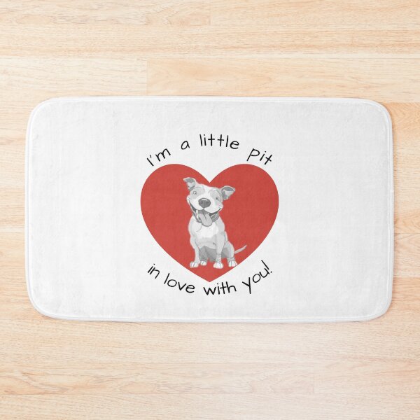 Item preview, I'm a little pit in love with you! Greeting Card designed and sold by Kristina Gale.